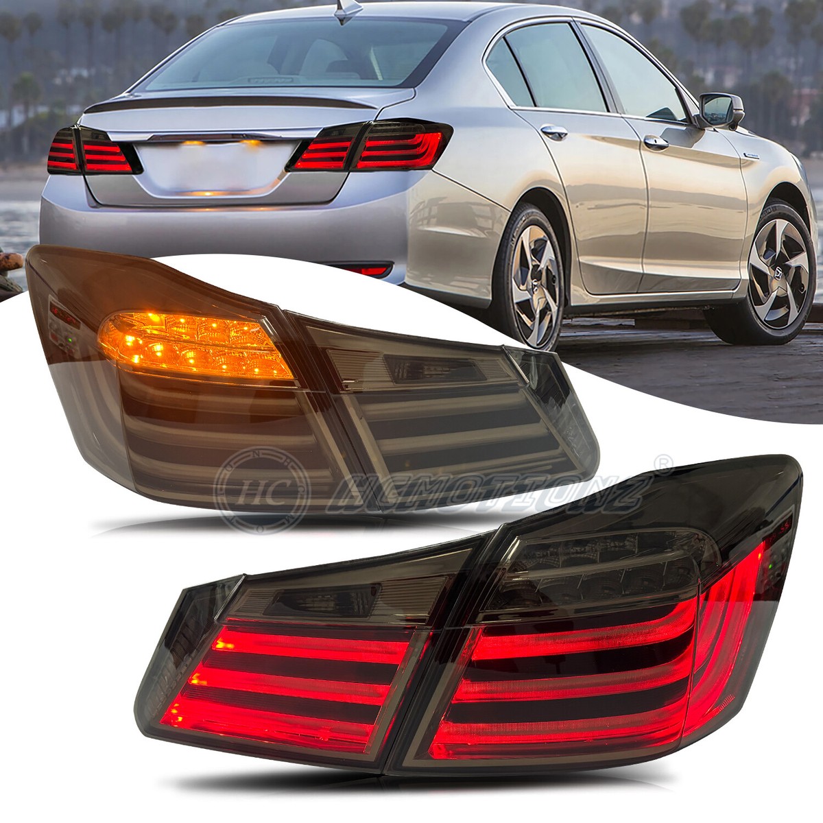 Led Drl Honda Accord Tail Lights Smoke At Rs 20000/set In New Delhi - Foto 4