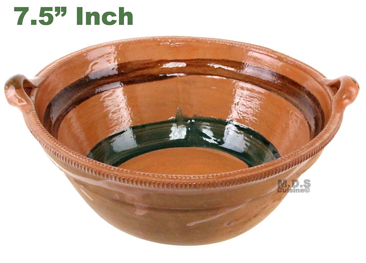 Cazuela De Barro 7.5 Lead Free Mexican Clay Traditional Casserole Decorative Cazuela De Barro 7.5 Lead Free Mexican Clay Traditional Casserole Decorative