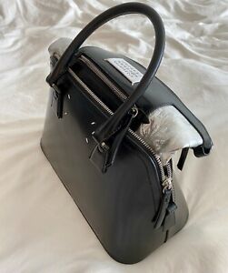 100% AUTH MAISON MARGIELA 5AC box leather bag purse $2850+tax NWT 