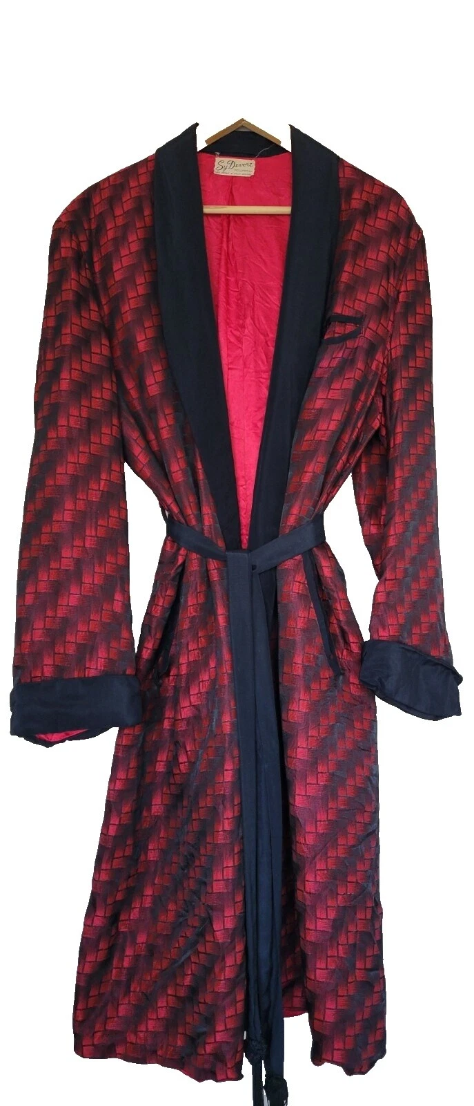 Long Sleeve Synthetic Vintage Sleepwear & Robes for Men