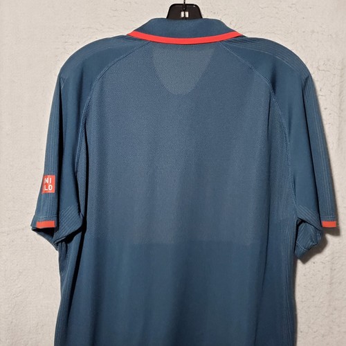 Uniqlo Polo Shirt Tennis Novak Djokovic Japan Size Extra Large Teal Short Sleeve - 第 11/11 張圖片