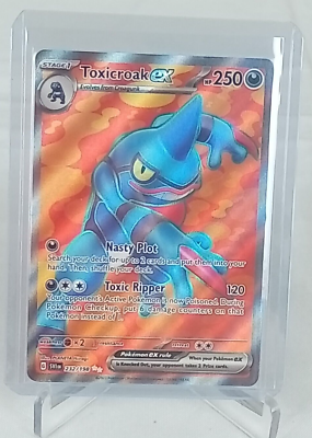 Toxicroak Ex Hp 250 Foil #232 Pokémon Card 2023 | eBay