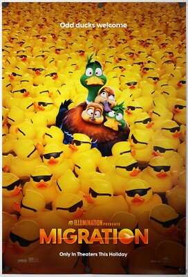 Migration - original DS movie poster 27x40 D/S 2023 MINT Animation