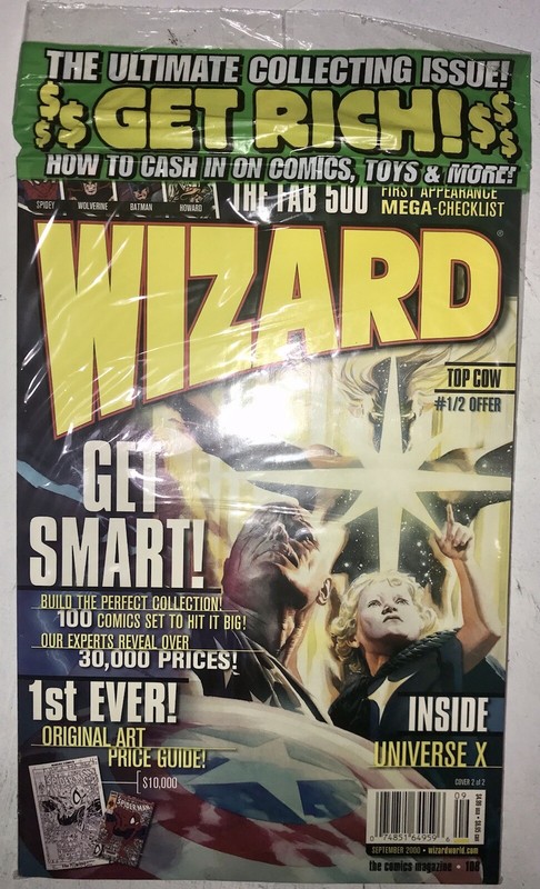 2000 Wizard 108 Comic Magazine Universe X Superman SealedNEW 2of2