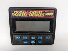 Vintage Radica - Pocket Poker Deuces Royal Flush 5000 Game Model 1314 Tested