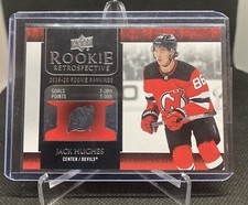 2020-21 UD Series 1 Hockey Rookie Retrospective RR-13 Jack Hughes NJ Devils RC