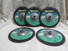 Norton Gemini 7"X1/4"X5/8"-11 Aluminum 24 Grinding Wheel Type 27 qty of 5 