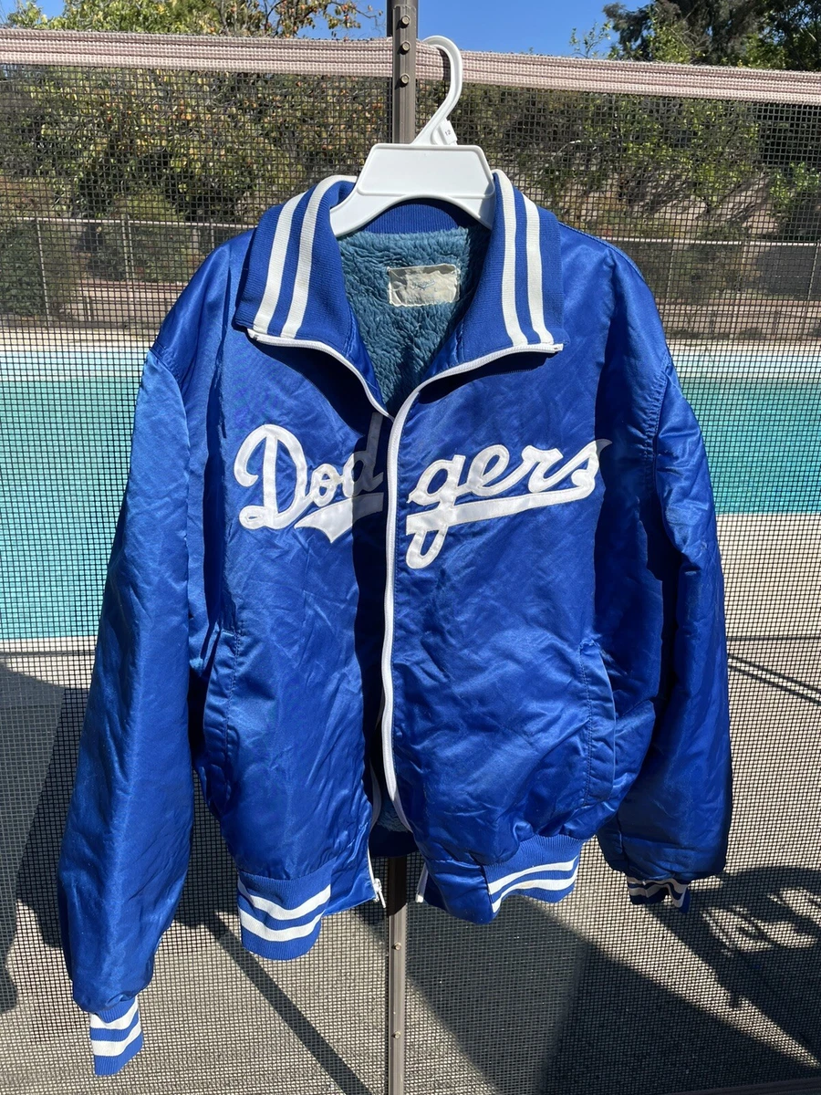 Vintage 80's Los Angles Dodgers Satin r Jacket. Men's Large