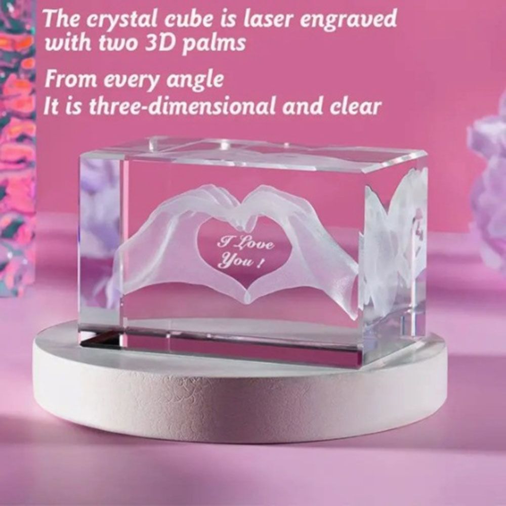 Crystal Crystal Ornament Express Your Love I Love You Pendant eBay
