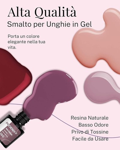 Kit Semipermanente Unghie Professionale, 12 Colori Kit Unghie Gel Completo - Foto 5 di 7