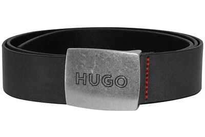 HUGO Herrengürtel Leder Schwarz Gro 50486668-001 - Bild 1 von 2