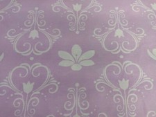    Disney Princesses Twin FLAT Sheet Purple with flowers