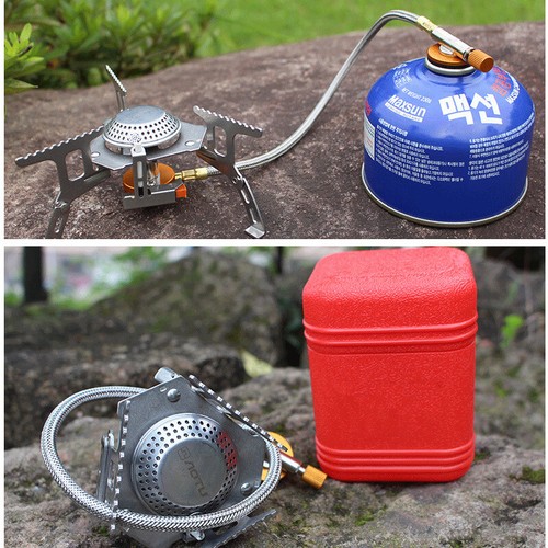 Portable Gas Stove Camping Burner Outdoor Picnic Cooking Hiking Gear Cooker - Picture 10 of 16