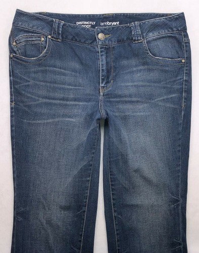 Jeans elasticizzato M140 Lane Bryant DISTINCTLY BOOT bootcut taglia 18 AVG (misura 37x32) - Foto 4 di 10