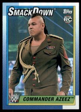 2021 Topps Heritage WWE Rainbow Foil Commander Azeez #56