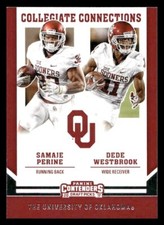 2017 Contenders DP #6 Samaje Perine / Dede Westbrook Rookie Oklahoma