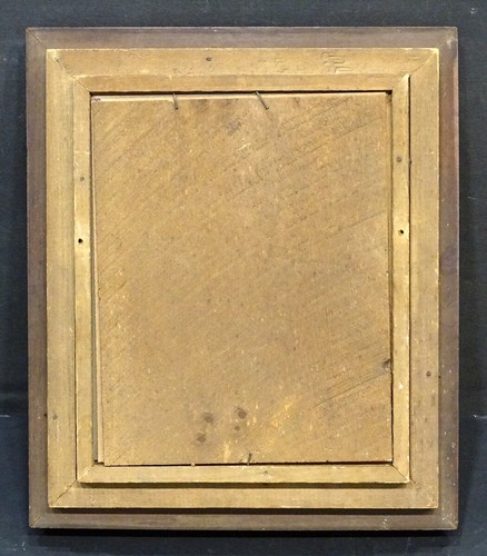Antique VICTORIAN Deep Tray Edge WALNUT WOOD Painting PICTURE FRAME / Eastlake - Picture 12 of 12