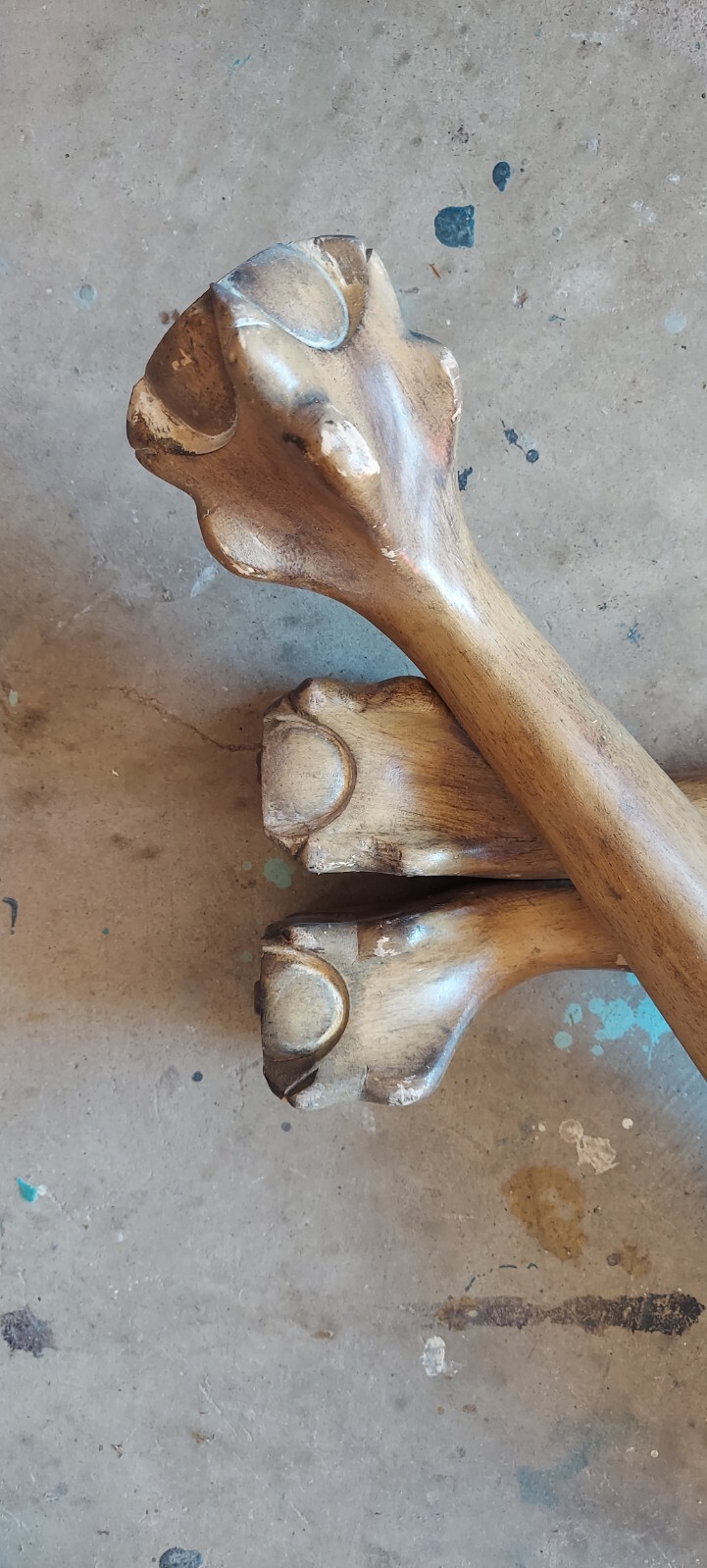 3 Ball Claw Feet 26 Tall Table Legs Salvage Wood Carved Original 3-ball-claw-feet-26-tall-table-legs-salvage-wood-carved-original