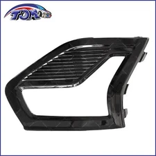 Front Gloss Black Side Trim LED Fog Cover Bezels LH For 19-20 Ford Fusion