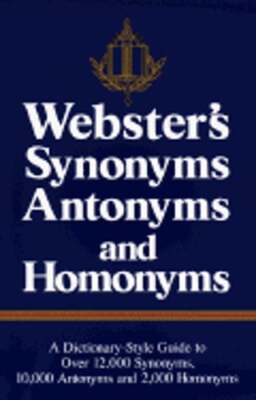 Synonyms, Antonyms,& Homonyms by Edited: Used