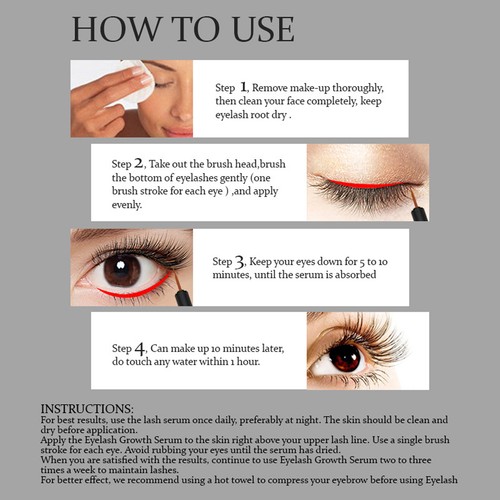 Eyelash Growth Serum Home Salon Mild Plant Extract Nourishing Repair Eyelash LVE - Picture 10 of 24