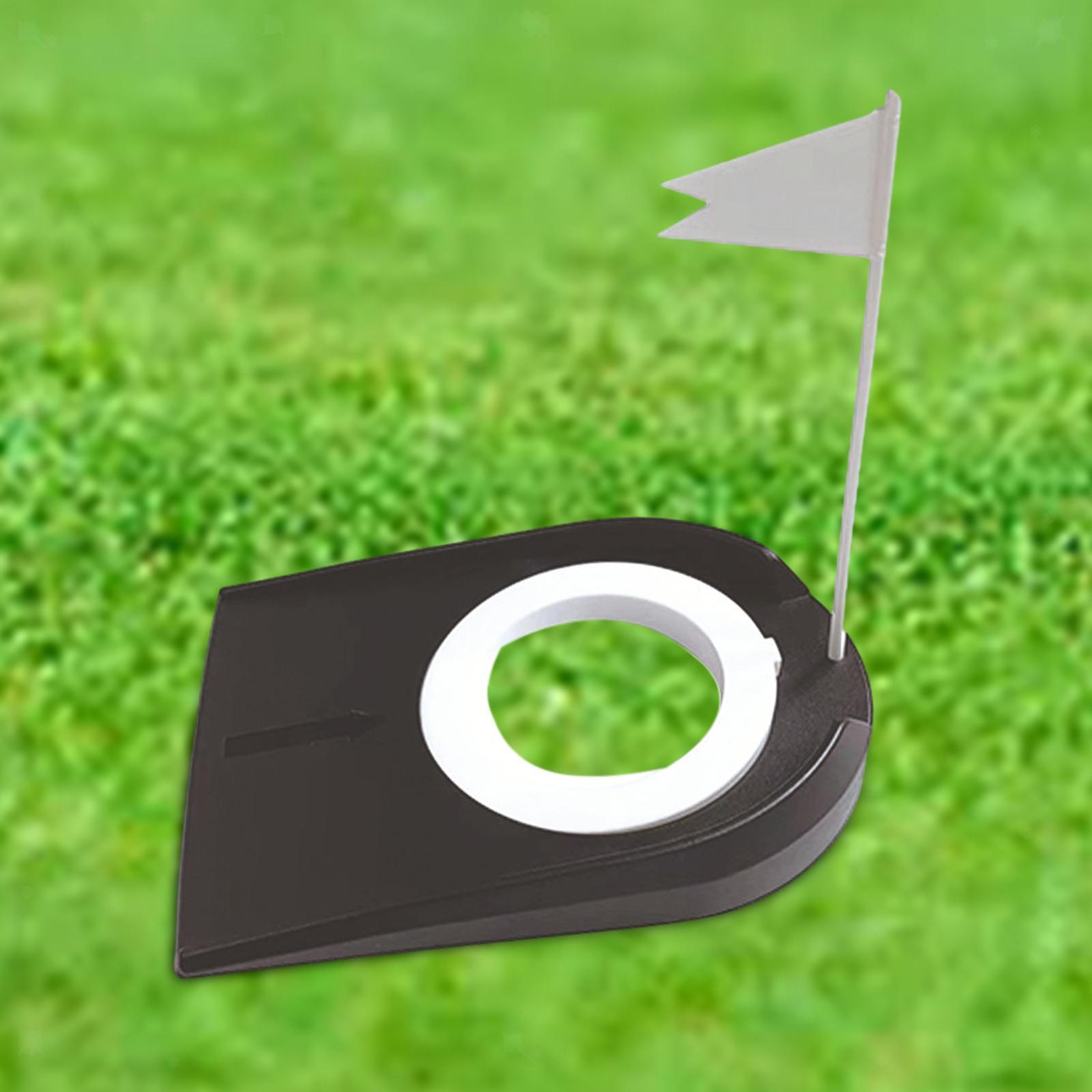 Golf Putting Cup and Flag Accessories Durable Practical Golf Putting