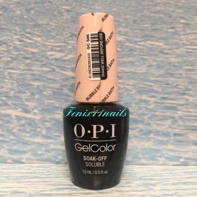 bubble bath opi gel number