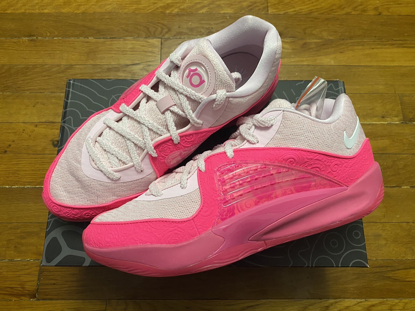 pink kd basketball shoes