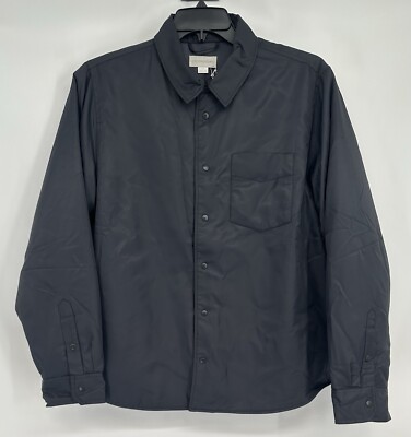 OUTERKNOWN Evolution Econyl Snap Shacket Jacket Black Relaxed Size L