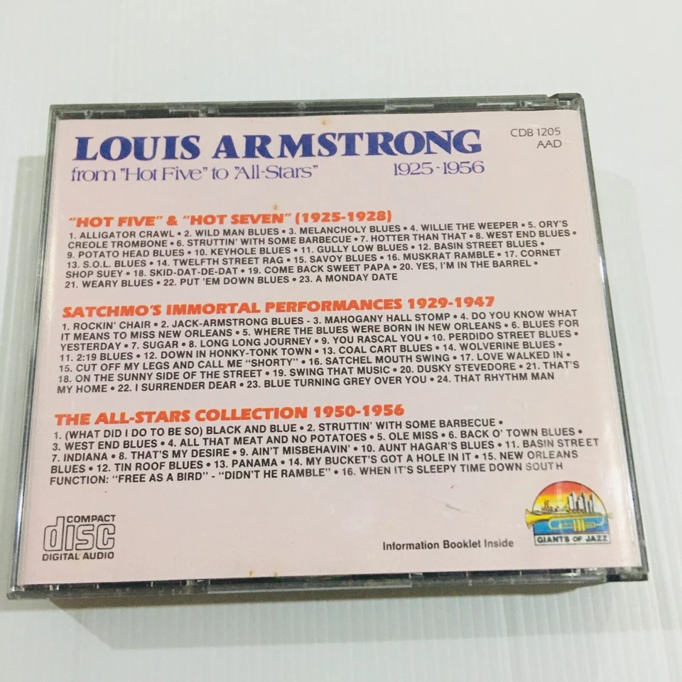 Louis Armstrong From Hot Five to All Stars 1925-1956 CD Fat box set - Image 3 of 4