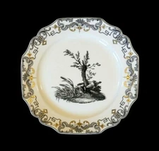 Beautiful Mottahedeh Du Paquier Vista Alegre, 1730 - 1740, Fox Plate