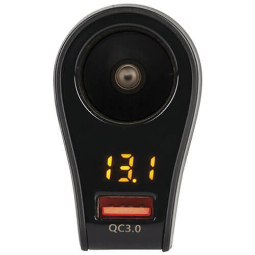 Powertech Usb And Voltmeter Car Cigarette Lighter Adaptor Single Usb Outlet - Picture 2 of 3