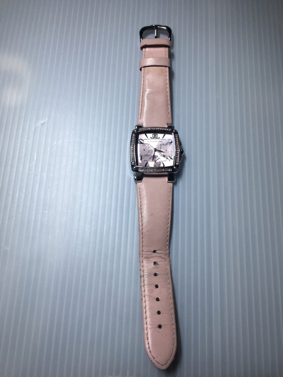 Jennifer Lopez JLO Stainless Steel Watch Chronograph