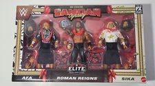 WWE Samoan Dynasty Elite Bloodline Action Figure 3 pk Roman Reigns Afa Sika New