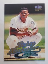 1999 Ultra #170 Rickey Henderson ~ Oakland Athletics