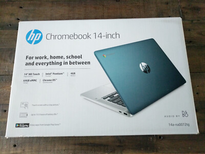 HP 14a-na0072tg 14 inch (64GB, Intel Pentium, 2.70GHz, 4GB