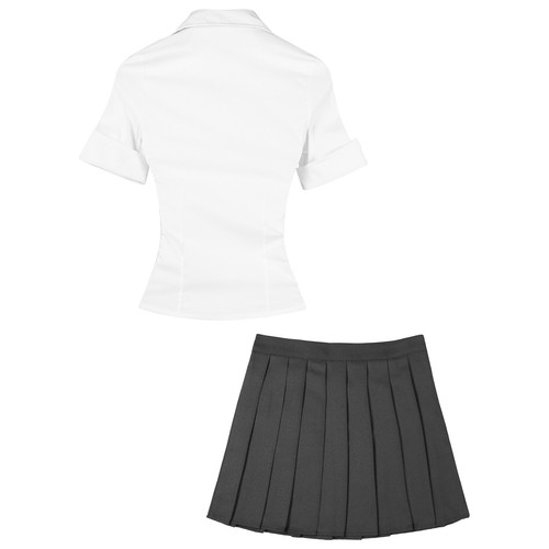 Damen Sekretärin Cosplay Kostüm sexy Büro Lehrer Uniform Kostüm Anzüge - Bild 28 von 35