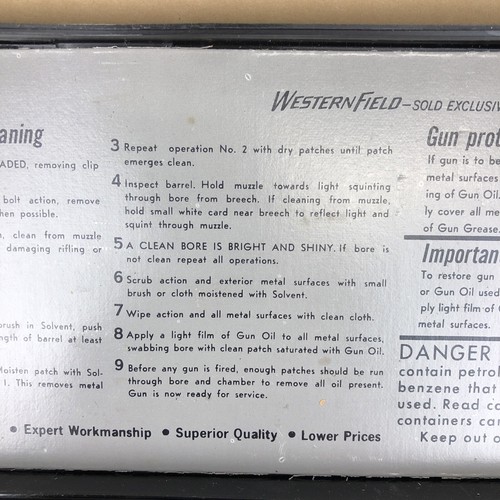 Vintage Ward's Western Field Rifle Gun Cleaning Kit - LOOK - Picture 9 of 12