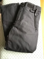 BOYS SKI PANTS WATER RESISTANT ROEBUCK  CO M 5/6 BLACK NWT