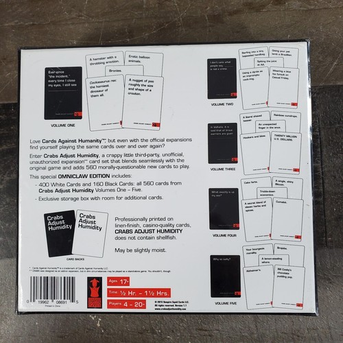 Crabs Adjust Humidity: Omniclaw Edition 1-5 2015 New Sealed - Picture 6 of 8