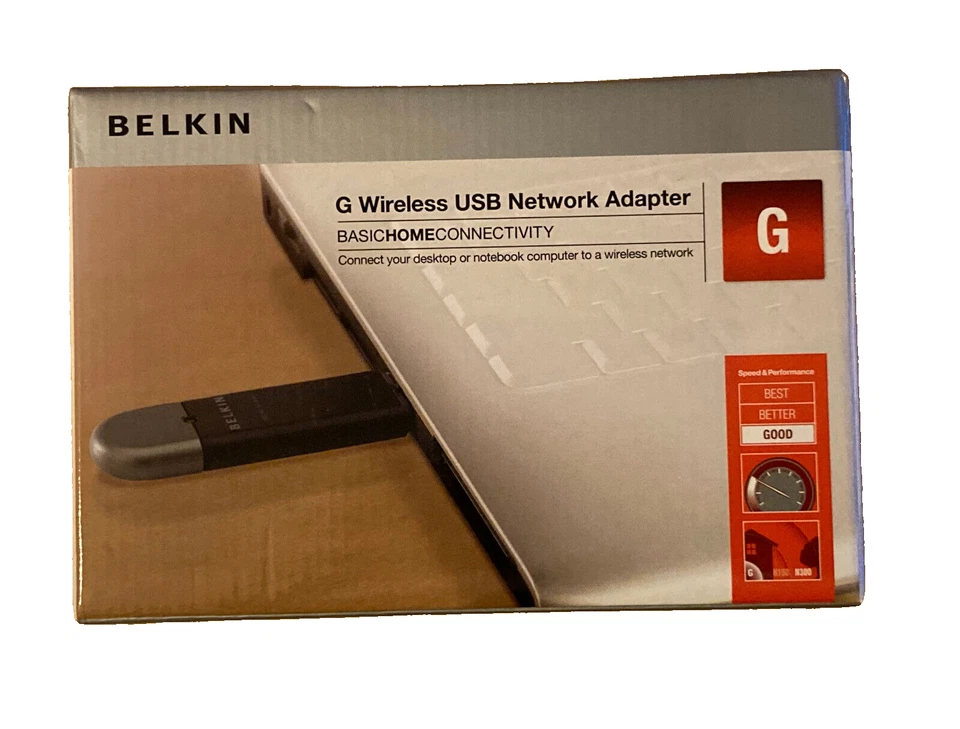 Belkin G Wireless USB Network Adapter Basic Home Connectivity - Image 2 of 4