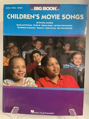 The Big Book of Children s Movie Songs, Piano Vocal Guitar