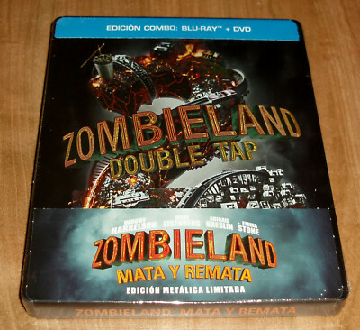 Zombieland Kills And Finishes Blu-Ray+DVD New Sealed Steelbook (Unopened) A-B
