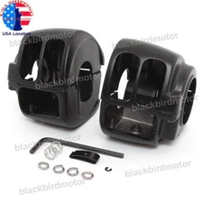 Black -  For Harley Sportster XL Handlebar Hand Control Switch Housing Cover Cap