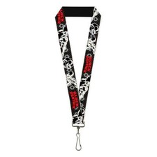 Lanyard Stretchable Licensed Key Chain Marvel Comics Black Panther WMC146