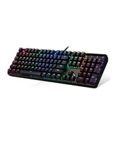  Mechanical Gaming Keyboard RGB LED Backlit with Blue switches