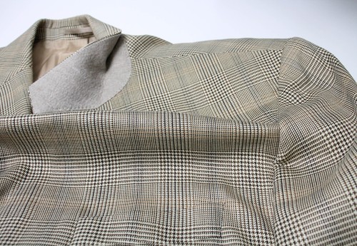 HUGO BOSS Da Vinci Jacket Men's (EU) 56 Silk Wool Button Up Pockets Check - Picture 6 of 12