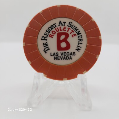 The Resort at Summerlin LV NV Roulette B Chip  1999 V5341