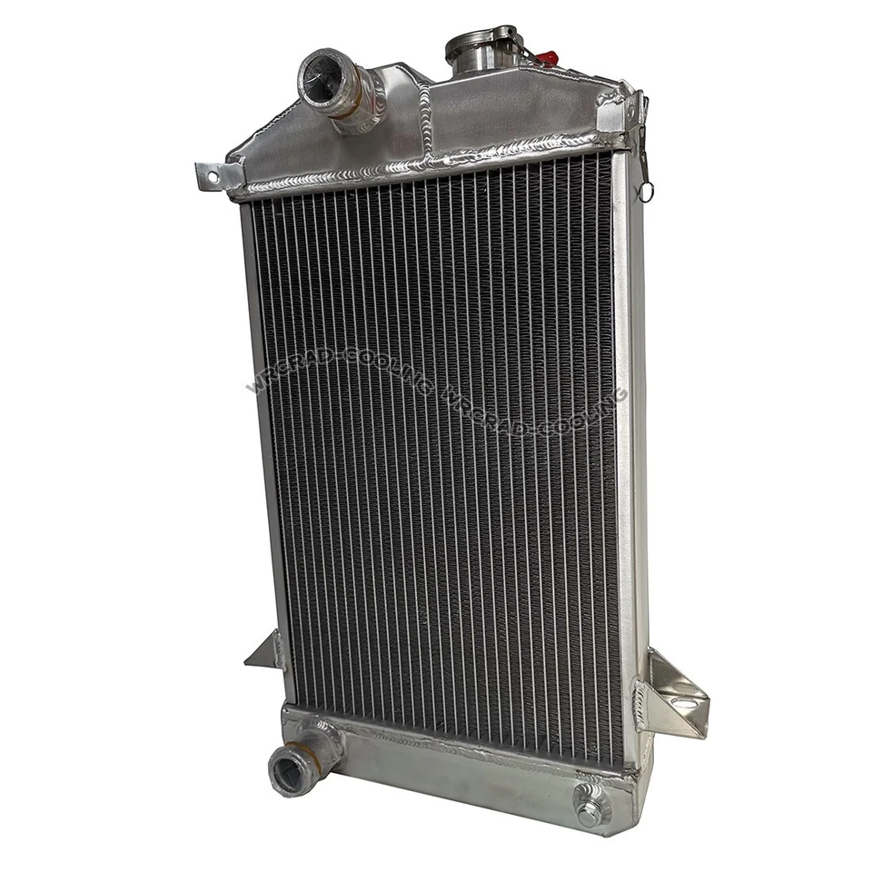 Radiador de refrigeración de aluminio para 1961-1965 1962 1963 1964 Triumph TR4 TR 4 manual Foto 3 de 4