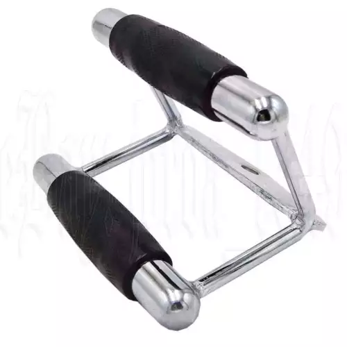 Triangle Close Grip Bar Gym Cable Attachment Back Workout Seated V Row Handle AU - Picture 9 of 14